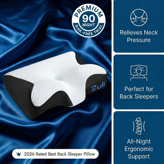 Zuli® Pillow for Back Sleepers
